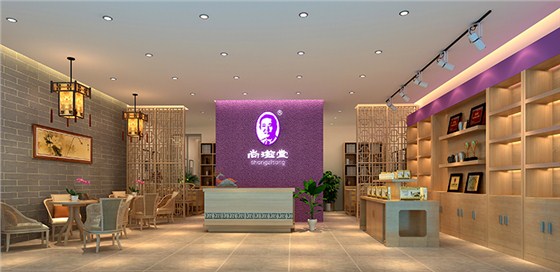 尚滋堂品专卖店设计效果图