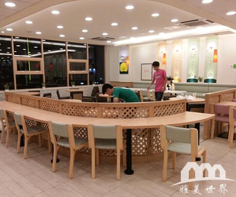 快餐厅常用的隔断47