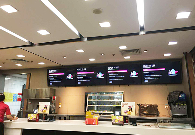 餐厅电子餐单灯箱（显示器）