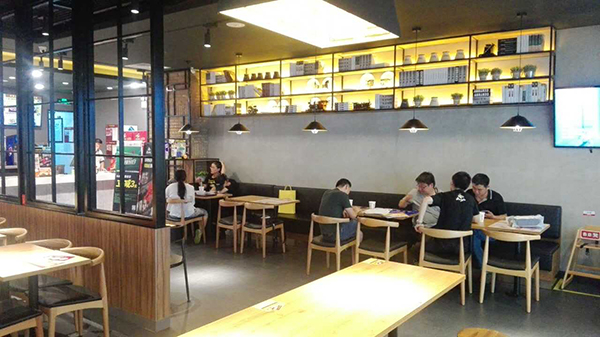 真功夫新模式餐厅内部细节