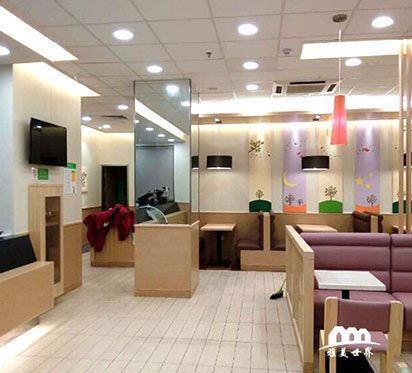 2016年德克士升级店装修“小清新”风格