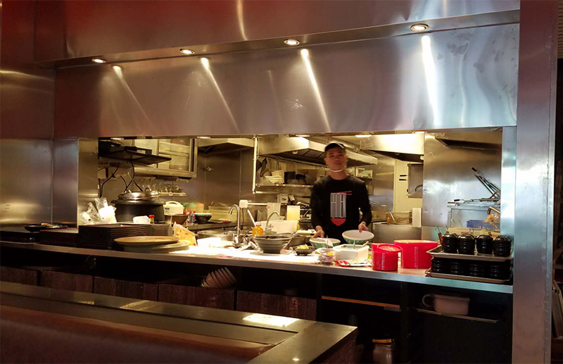 味千拉面馆出餐口改造